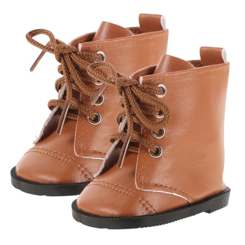 FOYTOKI Puppenschuhe Mini Stiefel aus Mädchen Puppe Zubehör Langlebig und Bequem Einfache Handhabung ohne Werkzeug Vielseitig Kombinierbar für Puppenmode von FOYTOKI