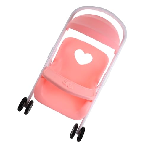 FOYTOKI Puppenwagen Modell aus Beweglicher Puppenstroller für Puppenhäuser und Rollenspiele Zubehör für Sammler von FOYTOKI