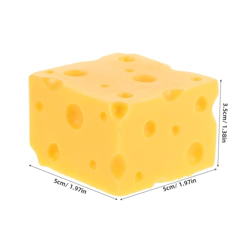 FOYTOKI Realistisches Dekoratives Käsemodell Dreieckiger Kunstkäse Küchen Simulation Lebensmittel Requisite für Restaurant Dekoration von FOYTOKI