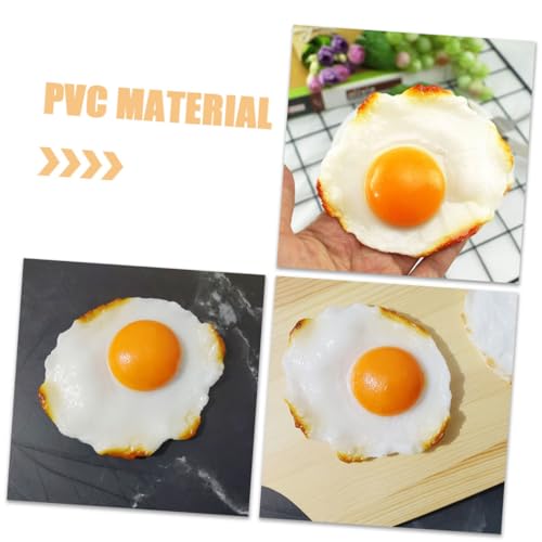 FOYTOKI Realistisches Fake Fried Egg aus Robustem Vielseitige Deko und Fotografie Requisite Sicher für Haustiere Kompakt für Theater Küche und Zuhause FOYTOKI Realistisches Fake Fried Egg aus Robustem Vielseitige Deko und Fotografie Requisite Sicher für Haustiere Kompakt für Theater Küche und Zuhause von FOYTOKI