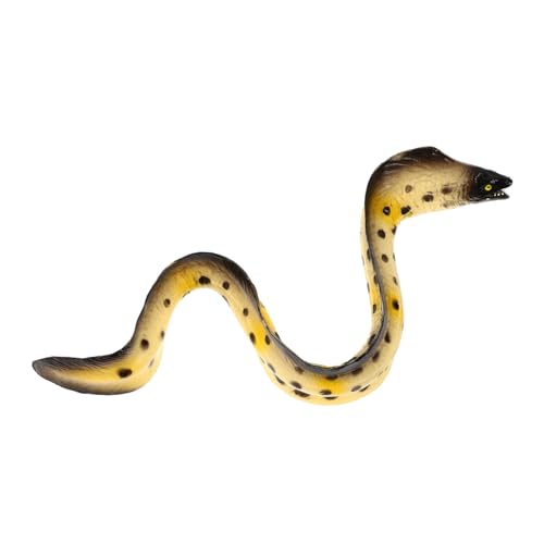 FOYTOKI Realistisches Meerestier Modell Künstliche Muräne Figur Für Junge Mädchen Lernspielzeug Kognitiven Fähigkeiten Für Dekoration Und Terrarien von FOYTOKI
