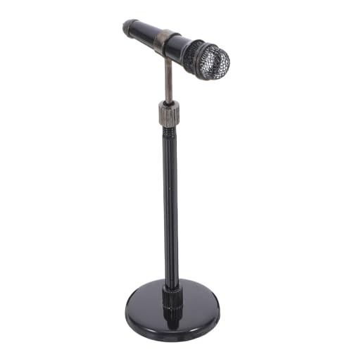 FOYTOKI Simulation Mikrophon Accessoire für Puppenhaus Einstellbare Höhe für Musik Themenpartys und Sammler Robustes Material FOYTOKI Simulation Mikrophon Accessoire für Puppenhaus Einstellbare Höhe für Musik Themenpartys und Sammler Robustes Material von FOYTOKI