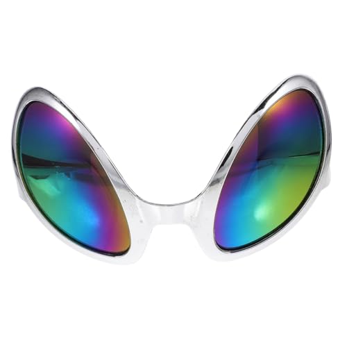FOYTOKI Sonnenbrille für Kostümpartys Lustige Alienbrille Material Cosplay Unvergessliche Fotos Komfortabel Langlebig für Halloween Themenfeiern von FOYTOKI