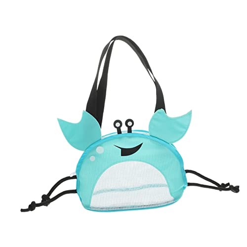 FOYTOKI Strandtasche Muschel Organizer Mesh für Strandspielzeug Aufbewahrung für Muscheln Handtücher Sonnenbrillen für Familienurlaube und Strandtage von FOYTOKI