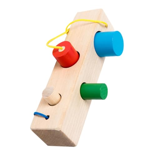 FOYTOKI Zylinderpaarung für Lernspielzeug Hand Auge Koordination und Logischem Holzspielzeug mit Verschiedenen Lochgrößen für Kreative Formkognition FOYTOKI Zylinderpaarung für Lernspielzeug Hand Auge Koordination und Logischem Holzspielzeug mit Verschiedenen Lochgrößen für Kreative Formkognition von FOYTOKI