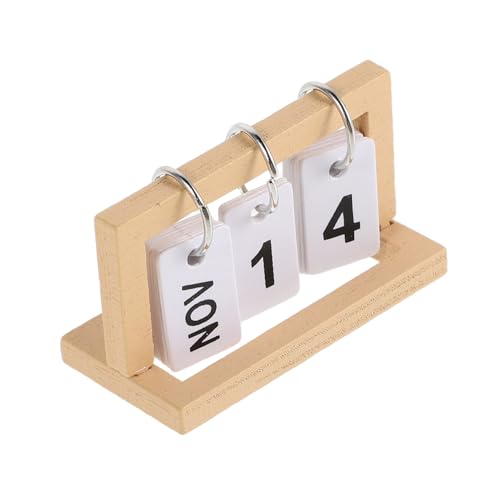 FOYTOKI Winziger Hauskalender Für Puppenhaus Mini Kalender Spielzeug Monatsplan Spielset Beige FOYTOKI Winziger Hauskalender Für Puppenhaus Mini Kalender Spielzeug Monatsplan Spielset Beige von FOYTOKI