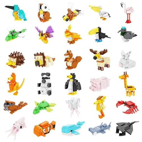 FOrange FC3864 Tiere 30 in 1 Klemmbausteine 644pcs Spielzeug Bausatz-NEU-OVP von FOrange