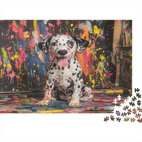 Dalmatian Puzzle 1000 Teile Puzzle Für Erwachsene Und Kinder Ab 14 Jahren,Puzzlespiel Erwachsenen Puzzlespiel Puzzel 1000pcs (75x50cm) von FPAKAKIIE