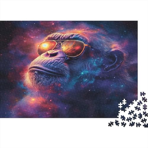 Gorilla Puzzle 1000 Teile Puzzle Für Erwachsene Und Kinder Ab 14 Jahren Puzzel 1000pcs (75x50cm) von FPAKAKIIE