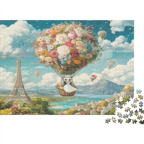 Heißluftballon Puzzle 1000 Teile Erwachsener Kniffel Spaß Für Die Ganze Familie - Abwechslungsreiche 1000 Puzzleteilige Motive Puzzle Erwachsene, Puzzel 1000pcs (75x50cm) von FPAKAKIIE