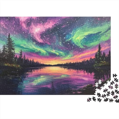 Nordlichter Puzzle 1000 Teile Puzzle Für Erwachsene Und Kinder Ab 14 Jahren,Puzzlespiel Erwachsenen Puzzlespiel Puzzel 1000pcs (75x50cm) von FPAKAKIIE