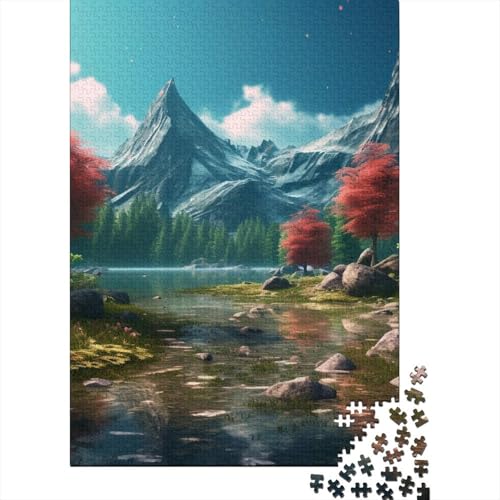 Seen Puzzle 1000-teilige Schwer Puzzle Spielzeug Pädagogisches Spiel Impossible Herausforderung Spielzeug Für Erwachsene Und Kinder Ab 14 Jahren 1000pcs (75x50cm) von FPAKAKIIE