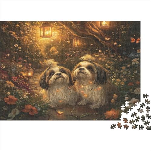 Shih Tzu. Puzzle 1000 Teile Puzzle Für Erwachsene Und Kinder Ab 14 Jahren Puzzel 1000pcs (75x50cm) von FPAKAKIIE