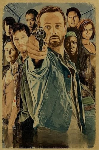 1000 Teile Horrorfilm Walking Dead Kunstposter Puzzle für Erwachsene Familienspielzeug Qz759Yk 70x50CM 1000 Teile Horrorfilm Walking Dead Kunstposter Puzzle für Erwachsene Familienspielzeug Qz759Yk 70x50CM von FPTZL