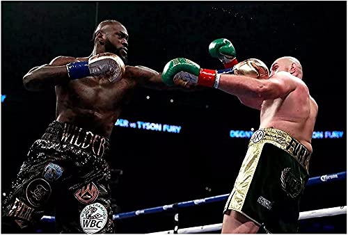 1000 Teile Jigs Jigs Puzzle Fury VS ONTAY WILR Boxkampf-Poster Lernspielzeug für Erwachsene und Kinder 38 * 26 cm 70x50CM 1000 Teile Jigs Jigs Puzzle Fury VS ONTAY WILR Boxkampf-Poster Lernspielzeug für Erwachsene und Kinder 38 * 26 cm 70x50CM von FPTZL
