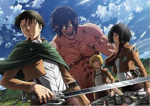 1000-teiliges Japanisches Anime-Poster „Eren.Jaeger“ für Erwachsene, Familie, Lernspielzeug, Gt327Zw, 70 x 50 cm 1000-teiliges Japanisches Anime-Poster „Eren.Jaeger“ für Erwachsene, Familie, Lernspielzeug, Gt327Zw, 70 x 50 cm von FPTZL