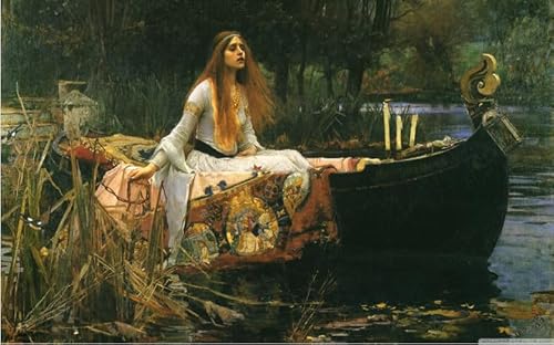 1000-teiliges Ölgemälde-Poster von Waterhouse für Erwachsene und Familien, Lernspielzeug, Gt209Zw, 70 x 50 cm 1000-teiliges Ölgemälde-Poster von Waterhouse für Erwachsene und Familien, Lernspielzeug, Gt209Zw, 70 x 50 cm von FPTZL