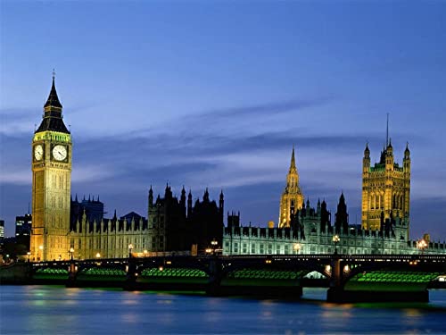 1000-teiliges Puzzle für Erwachsene, London, modernes Spielzeug, lustige Spiele, ausgezeichnetes Lernspielzeug für Kinder, 70 x 50 cm 1000-teiliges Puzzle für Erwachsene, London, modernes Spielzeug, lustige Spiele, ausgezeichnetes Lernspielzeug für Kinder, 70 x 50 cm von FPTZL