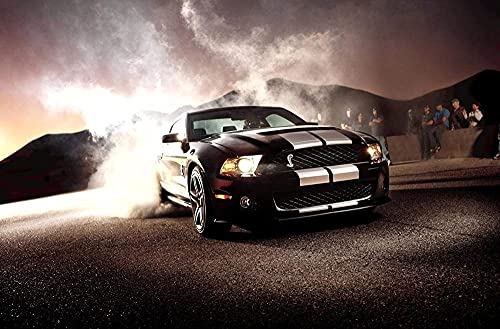 1000-teiliges Puzzle für Erwachsene, Mustang Shelby GT, geistiges Lernspielzeug, entspannendes Familienspiel für Kinder und Erwachsene, 38 x 26 cm 1000-teiliges Puzzle für Erwachsene, Mustang Shelby GT, geistiges Lernspielzeug, entspannendes Familienspiel für Kinder und Erwachsene, 38 x 26 cm von FPTZL