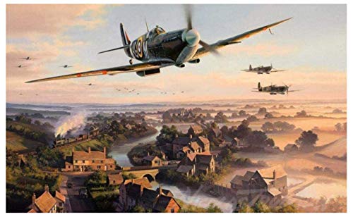 2000 Teile Puzzle Bild Zusammenbauen Weltkrieg II Militärflugzeug Poster Erwachsene Spiele Lernspielzeug 100x70CM von FPTZL