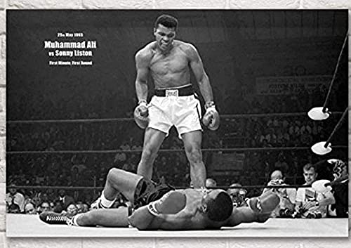 2000-teiliges Puzzle Muhammad Ali Boxer Boxplakat Erwachsene Kinder Spielzeug Lernspiel 70x100CM von FPTZL