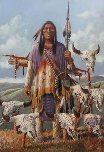 2000-teiliges Puzzle-Poster mit indianischer Kunst, lustiges Spiel, Spielzeug, Lernspiel für Erwachsene, 100 x 70 cm 2000-teiliges Puzzle-Poster mit indianischer Kunst, lustiges Spiel, Spielzeug, Lernspiel für Erwachsene, 100 x 70 cm von FPTZL