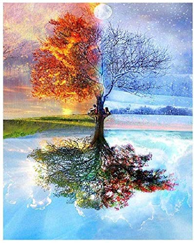 2000-teiliges Puzzle für Kinder und Erwachsene, Bodenpuzzle, Vier Jahreszeiten, abstrakte Baumlandschaft, Spaß, 100 x 70 cm 2000-teiliges Puzzle für Kinder und Erwachsene, Bodenpuzzle, Vier Jahreszeiten, abstrakte Baumlandschaft, Spaß, 100 x 70 cm von FPTZL