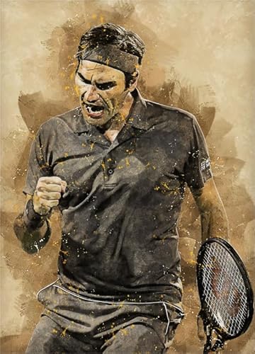 2000-teiliges Tennisspieler-Kunstposter, Puzzle, lustiges Spiel, Spielzeug, Lernspiel für Erwachsene, Xq493Zy, 100 x 70 cm 2000-teiliges Tennisspieler-Kunstposter, Puzzle, lustiges Spiel, Spielzeug, Lernspiel für Erwachsene, Xq493Zy, 100 x 70 cm von FPTZL