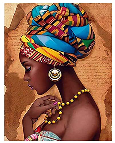 Afrikanische Frau Poster Puzzle 1000 Teile Erwachsene Spielzeug Dekompression Spiel Gt77Cx 26x38CM von FPTZL