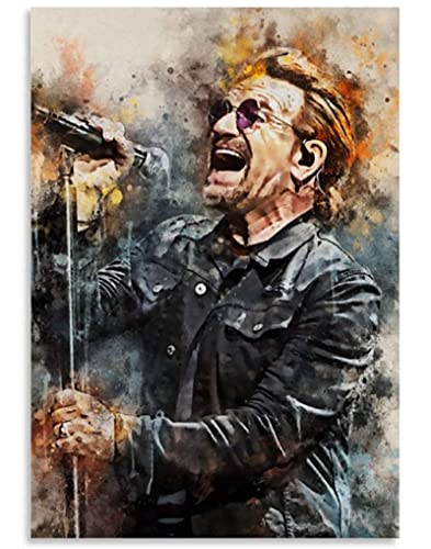 Bono U2 Poster 1000 Teile Puzzle Spielzeug für Erwachsene Dekompressionsspiel 52x38CM von FPTZL