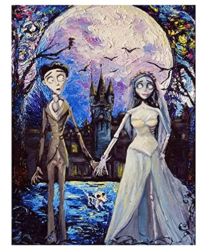 Corpse Bride 2000-teiliges Puzzle für Erwachsene und Jugendliche – Wandkunst – Spielzeug für Erwachsene – Dekompressionsspiel 100 x 70 cm von FPTZL