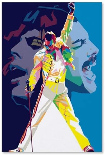 Freddie Mercury 15 Puzzle 2000 Teile Klassische Rockmusik-Puzzles für Erwachsene und Kinder Anspruchsvolle 2000-Teile 70x100CM von FPTZL