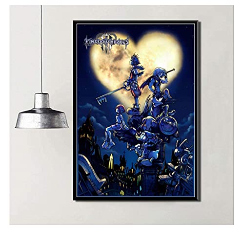 Kingdom Hearts Videospiel Anime Puzzle 2000 Teile Puzzle für Erwachsene und Kinder Lernspielzeug Dekompressionsspiel 70x100CM von FPTZL