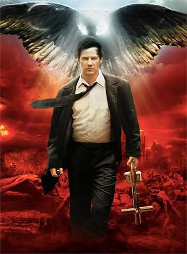 Puzzle 1000 Teile, Horror-Actionfilm, Constantines Poster, für Erwachsene, Lernspielzeug, Puzzles, Gt427Zw, 38 x 26 cm von FPTZL