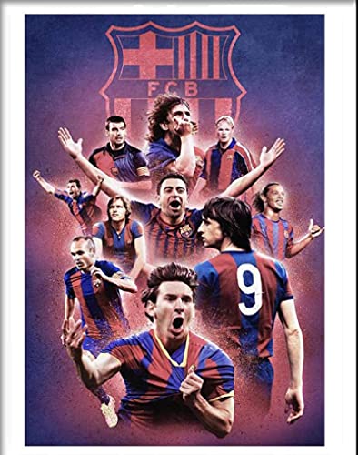Puzzle 1000 Teile FC Barcelona Secoor Spieler Poster Erwachsene Kinder Lernspiel Spielzeug 38x26CM von FPTZL