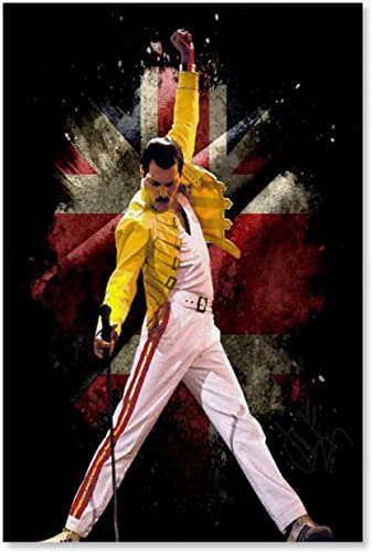 Puzzle 1000 Teile Freddie Mercury, Frontmann der Pop-Rock-Band Queen. 3 Puzzles für Erwachsene und Kinder. Anspruchsvolle 1000-Teile 50x70CM von FPTZL
