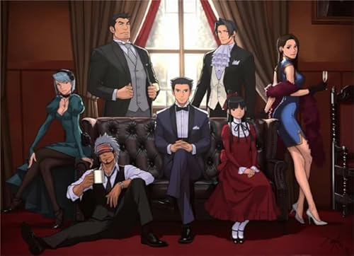 Puzzle 1000 Teile Japan Animes Gyakuten Poster Buntes Geschicklichkeitsspiel für die ganze Familie Erwachsene Xq245Zp 70x50CM von FPTZL