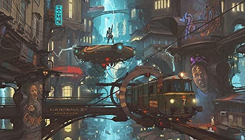 Puzzle 1000 Teile Science-Fiction-Puzzle für Erwachsene, Kinderspiele, klassisches Spielzeug, Lernspiele, Innen- und Heimdekoration, 70 x 50 cm von FPTZL
