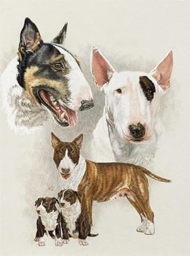 Puzzle 1000 Teile Tierhunde Poster für Erwachsene Familien Puzzle Spielzeug Dekompressionsspiel Qz412Yk 70x50CM von FPTZL
