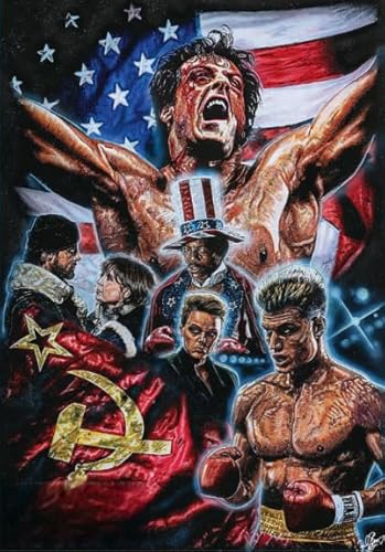 Puzzle 2000 Teile, Sylvester Stallones Retro-Film, Abstraktes Kunstpuzzle, Lustige Puzzle-Poster, Stressabbau-Spiele für Männer, 100 x 70 cm Puzzle 2000 Teile, Sylvester Stallones Retro-Film, Abstraktes Kunstpuzzle, Lustige Puzzle-Poster, Stressabbau-Spiele für Männer, 100 x 70 cm von FPTZL