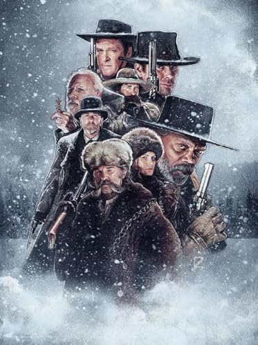 Puzzle 2000 Teile Actionfilm The Hateful Eight Kunstposter Puzzles Lernspielzeug für Erwachsene Xq41Zy 100x70CM von FPTZL