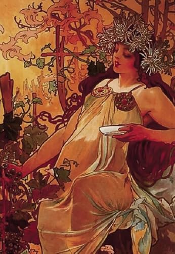 Puzzle 2000 Teile Alphonse Mucha Poster Reproduktion Spielzeug Erwachsene Dekompressionsspiel Xy482Wk 70x100CM von FPTZL