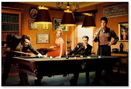 Puzzle 2000 Teile Erwachsene und Kinder Marilyn Monroe, Elvis Presley, 13 Puzzles Stressabbauspiel 2000 Teile 70x100CM von FPTZL
