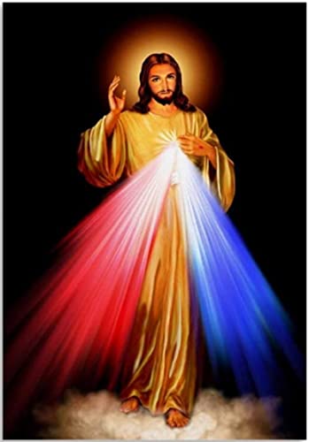 Puzzle 2000 Teile Jesus Christus, Göttliche Barmherzigkeit, Puzzles, Lernspielzeug für Erwachsene, Geburtstagsgeschenk, Zy831Tm, 100 x 70 cm von FPTZL