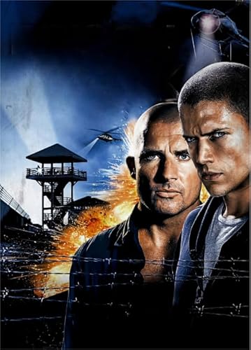 Puzzle 2000 Teile Klassischer Action-Thriller-Film Prison Break Poster Holz Für Erwachsene Kinder Spiele Lernspielzeug Kx269Zy 100x70CM von FPTZL