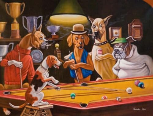 Puzzle 2000 Teile Lustige Hunde Kunstposter Puzzle für Erwachsene Familiendekompressionsspiele Gt87Zw 100x70CM Puzzle 2000 Teile Lustige Hunde Kunstposter Puzzle für Erwachsene Familiendekompressionsspiele Gt87Zw 100x70CM von FPTZL