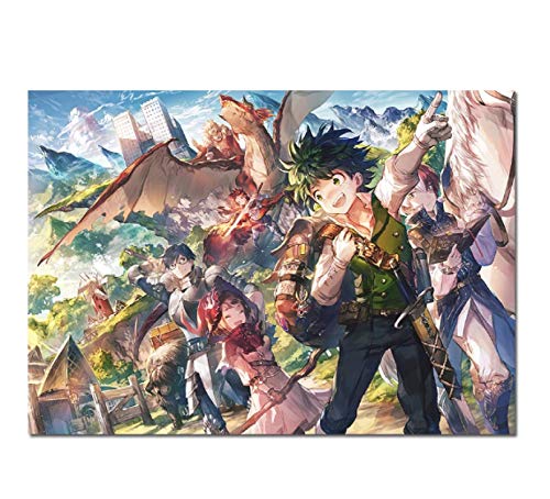 Puzzle 2000 Teile My Academia Boku No Hero Academia Drucke Japanischer Manga Anime Holz Für Erwachsene Kinder Spiele Lernspielzeug Hx29Zs 100x70CM von FPTZL