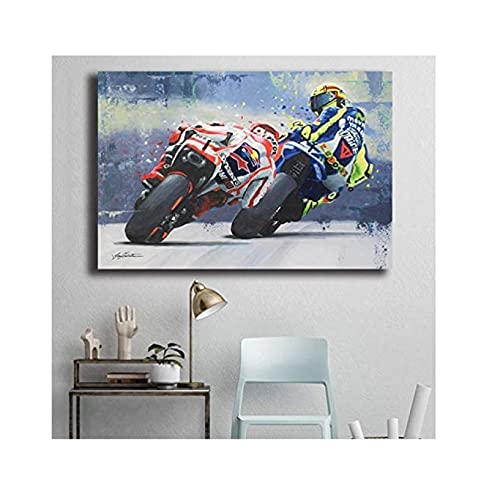 Puzzle 2000 Teile Puzzle Rossi Motorcycle Works Erwachsene Kinderspiele Pädagogisches Spielzeug Tl26Zv 100 x70CM von FPTZL