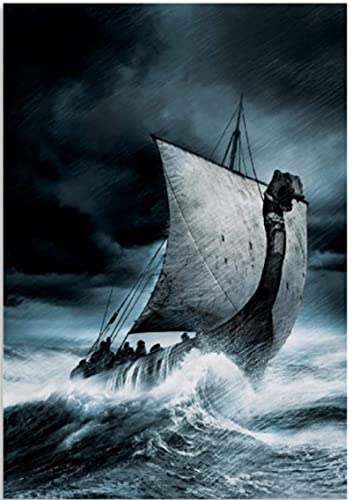 Puzzle 2000 Teile Wikingerschiff im Sturm Poster Spielzeug für Erwachsene Dekompressionsspiel Zy809Tm 100x70CM Puzzle 2000 Teile Wikingerschiff im Sturm Poster Spielzeug für Erwachsene Dekompressionsspiel Zy809Tm 100x70CM von FPTZL