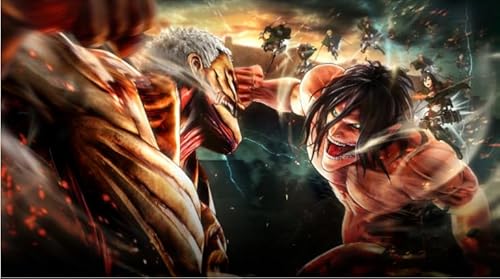 Puzzle 2000 japanische Anime-Angriffe Eren.Jaeger Poster für Erwachsene Lernspielzeug Puzzles Xq484Zp 100x70CM von FPTZL